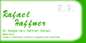 rafael haffner business card